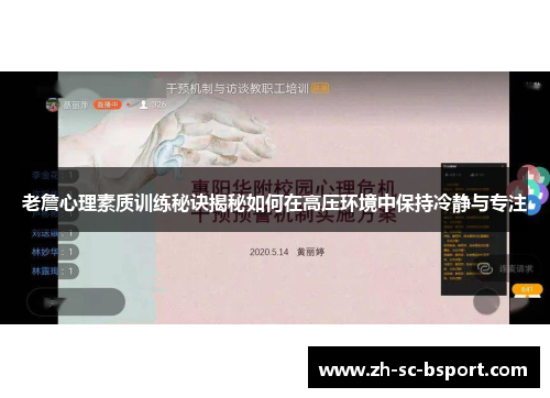 老詹心理素质训练秘诀揭秘如何在高压环境中保持冷静与专注